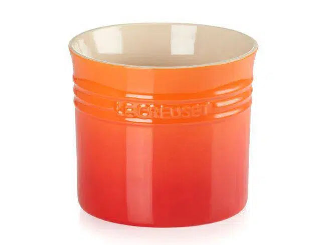 PRÉ-VENDA: Porta Utensílios Grande Cerâmica Clássico Laranja 2,3L Le Creuset