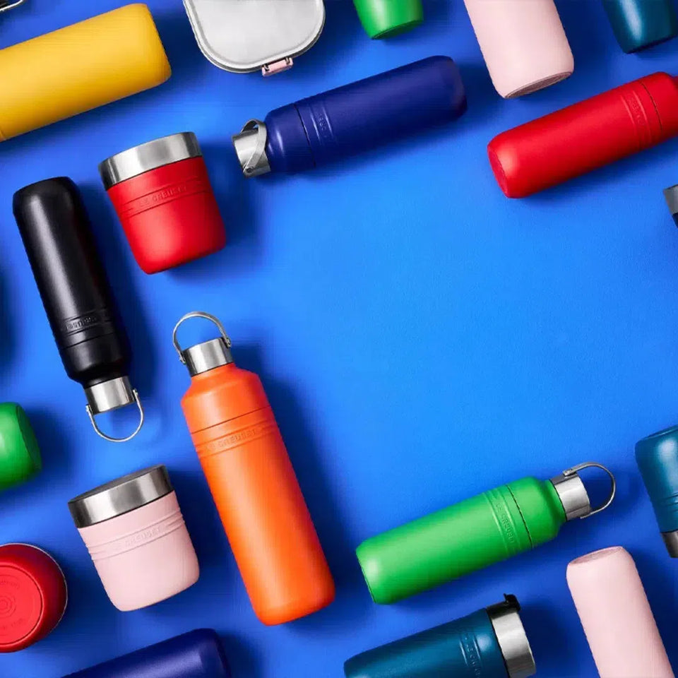 PRÉ-VENDA: Pote Térmico On The Go Shell Pink 500ml Le Creuset