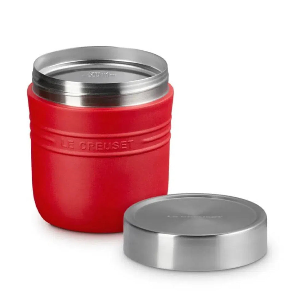 PRÉ-VENDA: Pote Térmico On The Go Vermelho 500ml Le Creuset