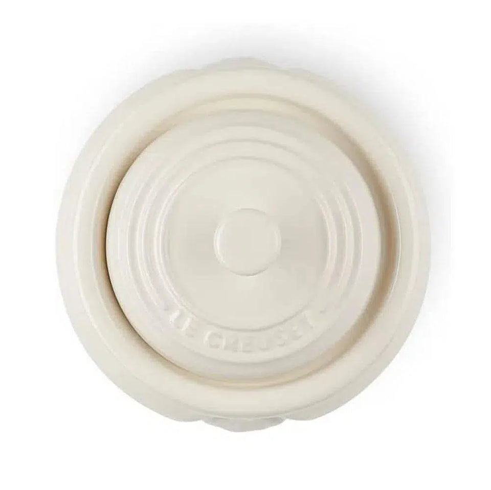 PRÉ-VENDA: Pote para Alho Cerâmica Meringue Le Creuset