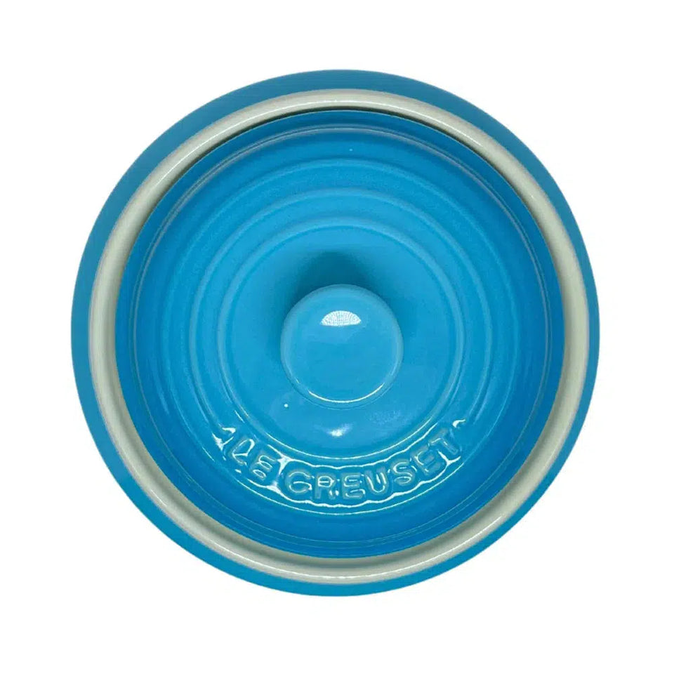 PRÉ-VENDA: Pote para Biscoitos Azul Caribe 2,4L Le Creuset