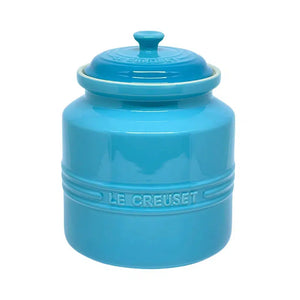 PRÉ-VENDA: Pote para Biscoitos Azul Caribe 2,4L Le Creuset