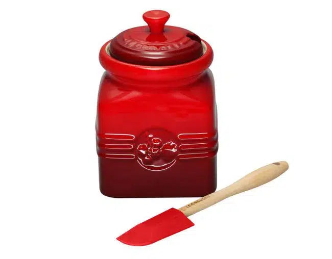 PRÉ-VENDA: Pote para Geleia Cerâmica Vermelho Le Creuset