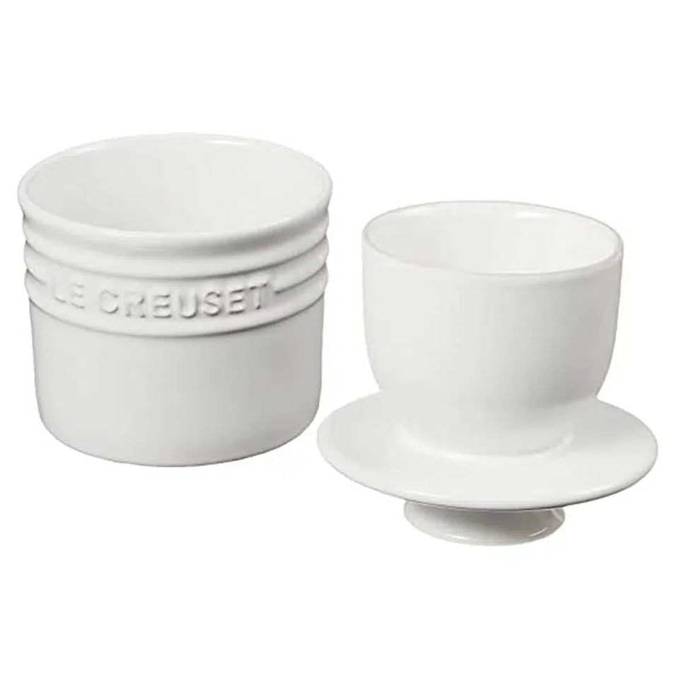 PRÉ-VENDA: Pote para Manteiga Cerâmica Branco Le Creuset