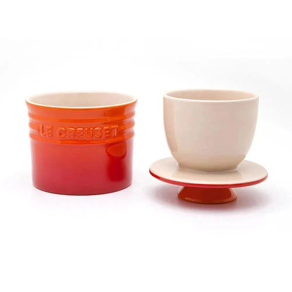 PRÉ-VENDA: Pote para Manteiga Cerâmica Laranja Le Creuset