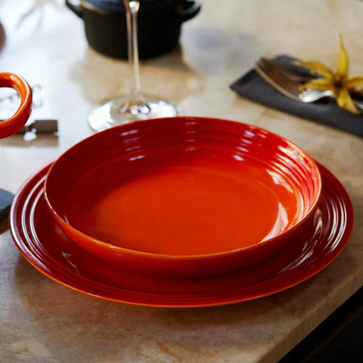 PRÉ-VENDA: Prato Fundo Cerâmica 22cm Vermelho Le Creuset