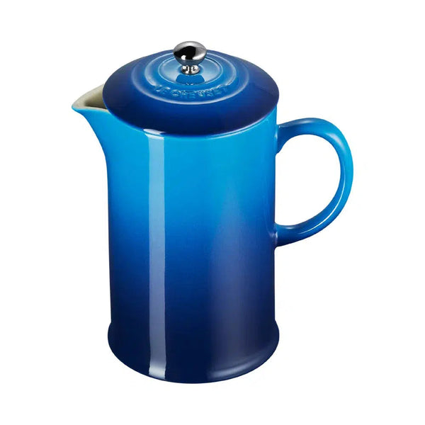 PRÉ-VENDA: Prensa Francesa para Café Cerâmica 1L Azure Blue Le Creuset