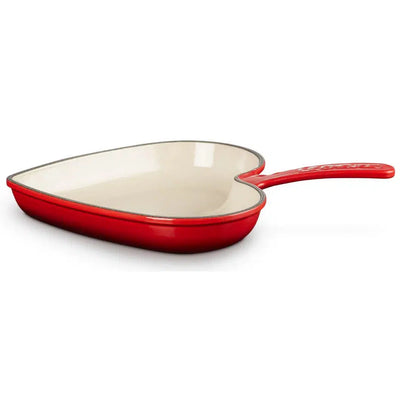 PRÉ-VENDA: Skillet Coração Tradition Vermelho 26cm Le Creuset