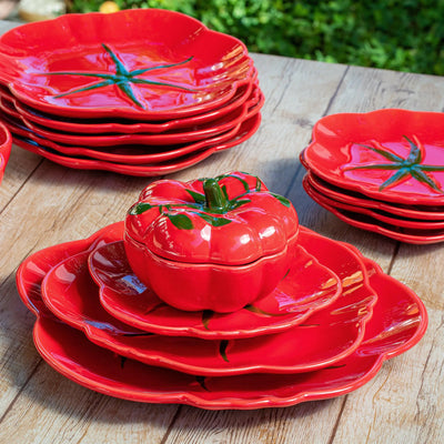 PRÉ-VENDA: Sopeira Pequena Cerâmica Tomate 350ml Scalla