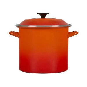 PRÉ-VENDA: Stockpot Aço Esmaltado Laranja 7,6L 22cm Le Creuset