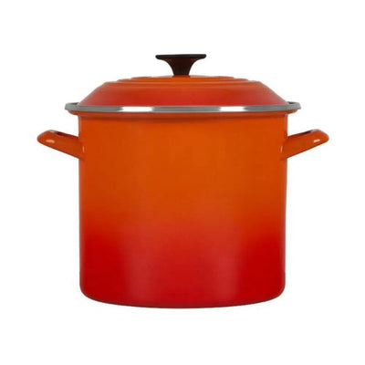 PRÉ-VENDA: Stockpot Aço Esmaltado Laranja 7,6L 22cm Le Creuset