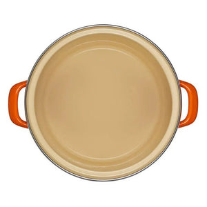 PRÉ-VENDA: Stockpot Aço Esmaltado Laranja 7,6L 22cm Le Creuset