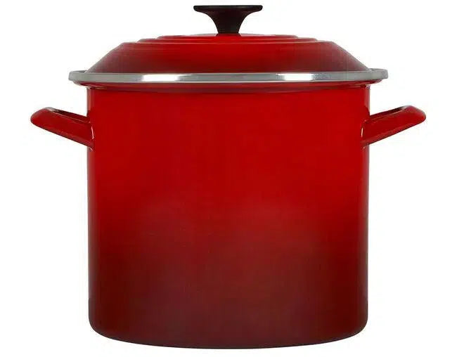 PRÉ-VENDA: Stockpot Aço Esmaltado Vermelho 7,6L 22cm Le Creuset