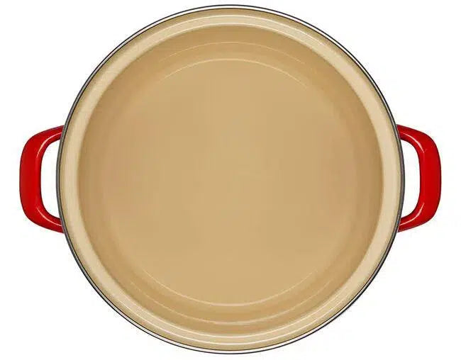 PRÉ-VENDA: Stockpot Aço Esmaltado Vermelho 7,6L 22cm Le Creuset
