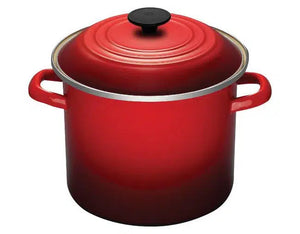 PRÉ-VENDA: Stockpot Aço Esmaltado Vermelho 7,6L 22cm Le Creuset