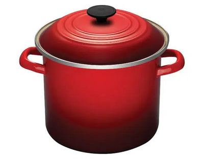 PRÉ-VENDA: Stockpot Aço Esmaltado Vermelho 7,6L 22cm Le Creuset