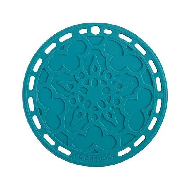 PRÉ-VENDA: Suporte Silicone Mandala Azul Caribe Le Creuset