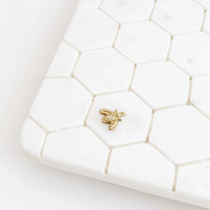 PRÉ-VENDA: Tábua Para Frios Retangular Mármore Laguiole Bee