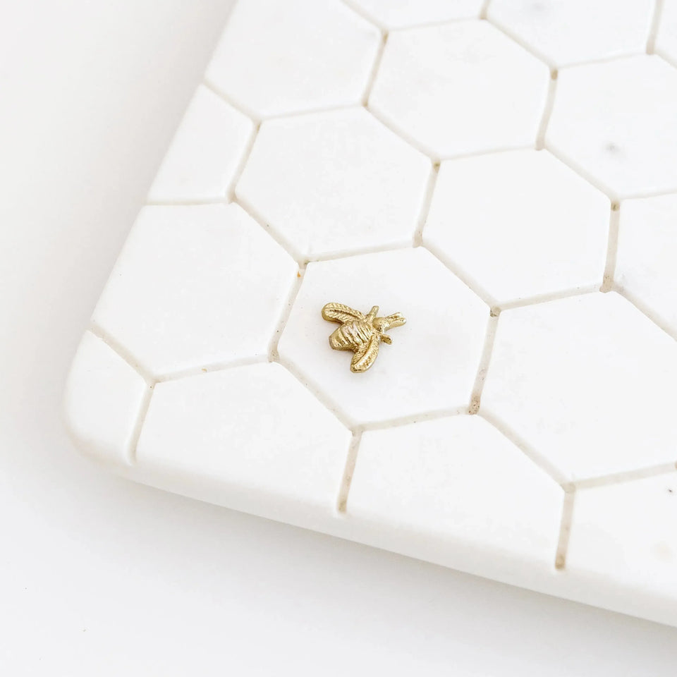 PRÉ-VENDA: Tábua Para Frios Retangular Mármore Laguiole Bee