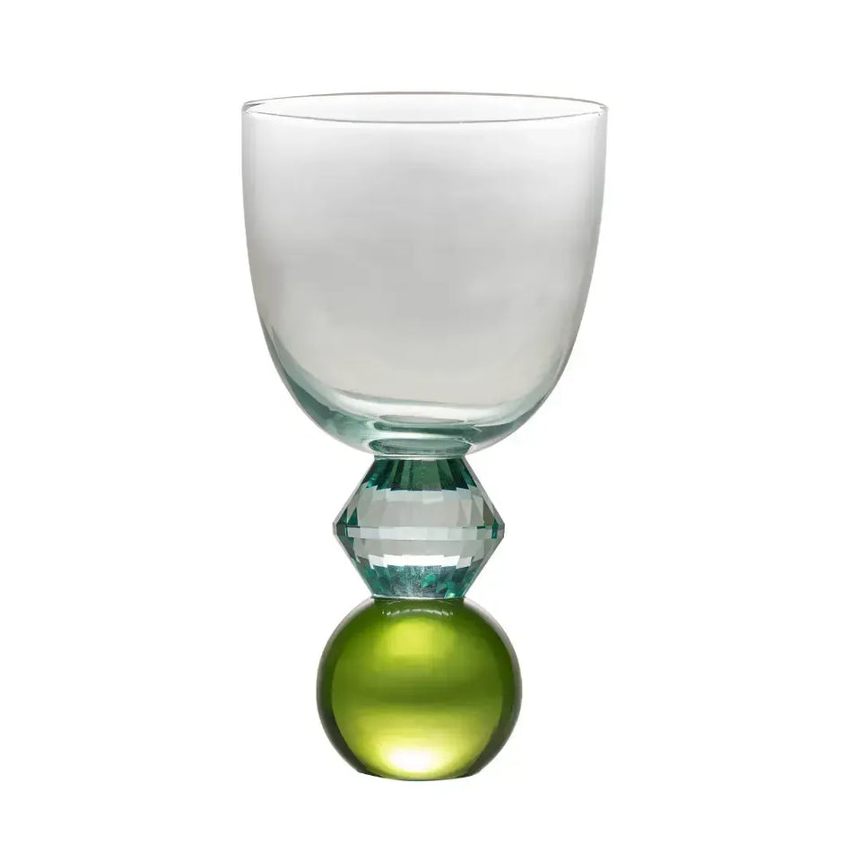 PRÉ-VENDA: Taça para Água Vidro Verde e Azul Linha Sintonia