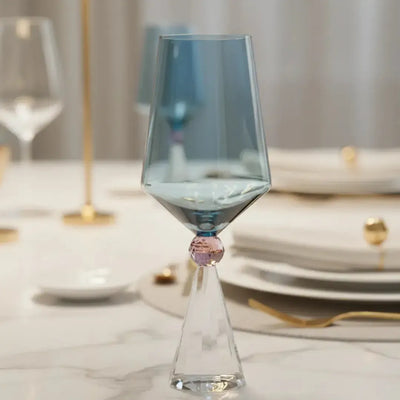 PRÉ-VENDA: Taça para Vinho Vidro Azul / Lilás / Transparente Linha Sintonia