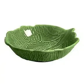 PRÉ-VENDA: Tigela Grande Cerâmica Couve Verde Cobre Scalla