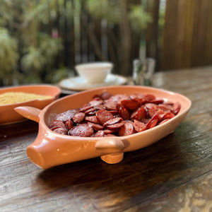 PRÉ-VENDA: Travessa Funda Cerâmica Porquinho Scalla