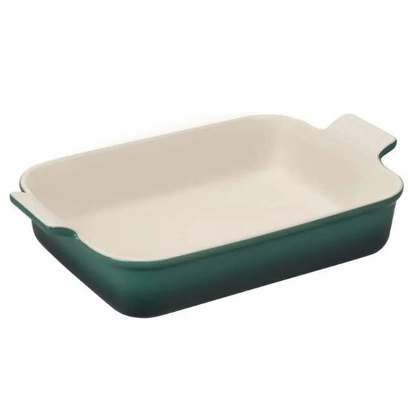 PRÉ-VENDA: Travessa Retangular Cerâmica Heritage Artichaut 32cm Le Creuset