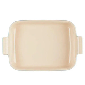PRÉ-VENDA: Travessa Retangular Cerâmica Heritage Azul Caribe 32cm Le Creuset