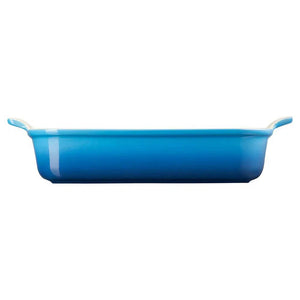 PRÉ-VENDA: Travessa Retangular Cerâmica Heritage Azul Marseille 32cm Le Creuset