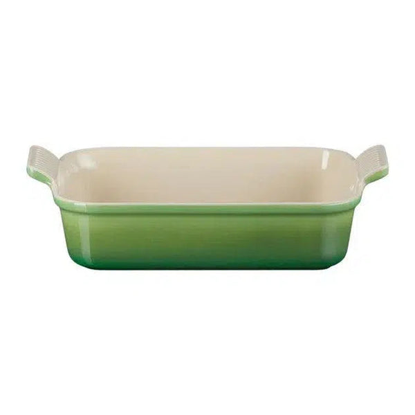 PRÉ-VENDA: Travessa Retangular Cerâmica Heritage Bamboo 26cm Le Creuset