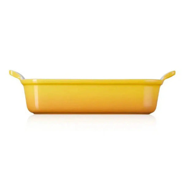 PRÉ-VENDA: Travessa Retangular Cerâmica Heritage Nectar 32cm Le Creuset