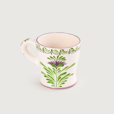 Caneca Mug Ornamental Flor de Alcachofra
