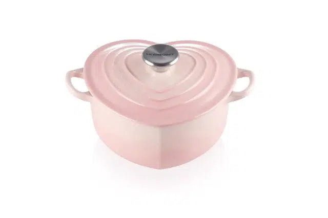 Panela Le Creuset Coração Signature Shell Pink 1,9L 20Cm Le