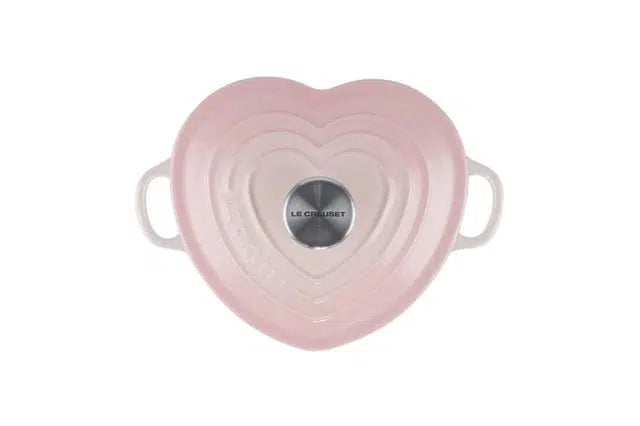 Panela Le Creuset Coração Signature Shell Pink 1,9L 20cm