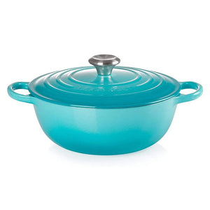 Panela Le Creuset Marmita Signature Azul Caribe 26cm