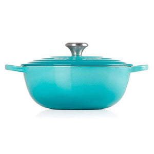 Panela Le Creuset Marmita Signature Azul Caribe 26cm