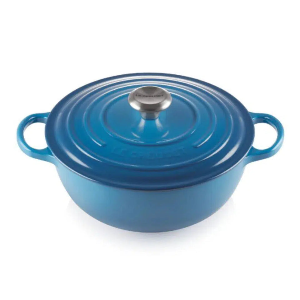 Panela Le Creuset Marmita Signature Azul Marseille 24cm