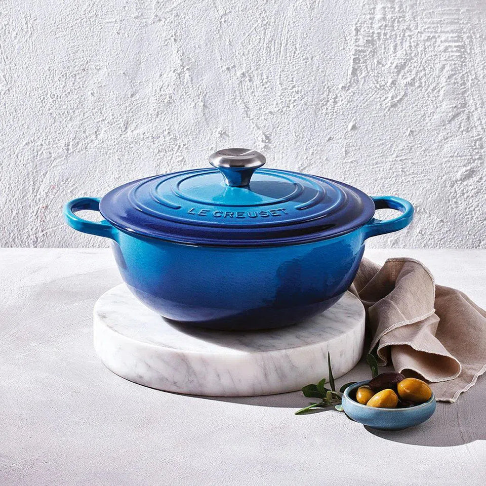 Panela Le Creuset Marmita Signature Azul Marseille 26cm