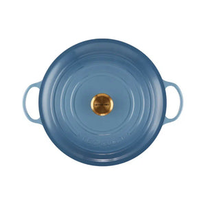 Panela Le Creuset Marmita Signature Chambray 32cm