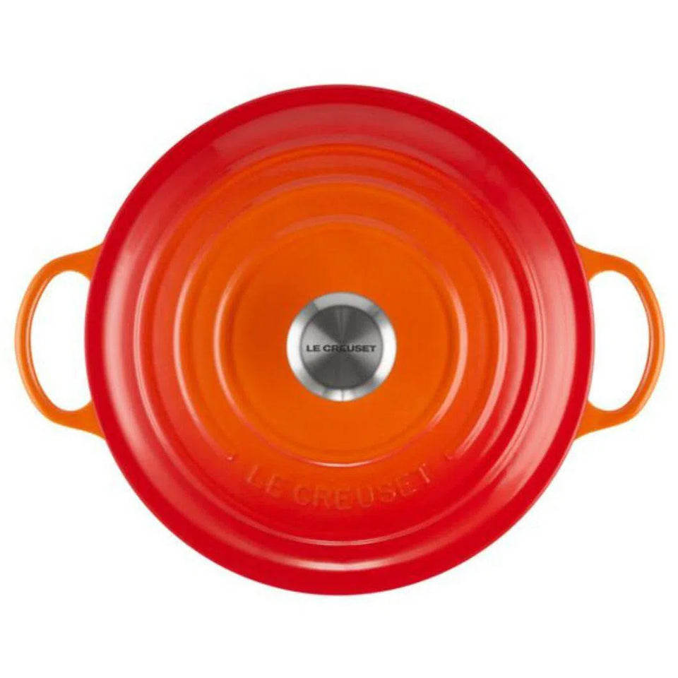 Panela Le Creuset Marmita Signature Laranja 22cm