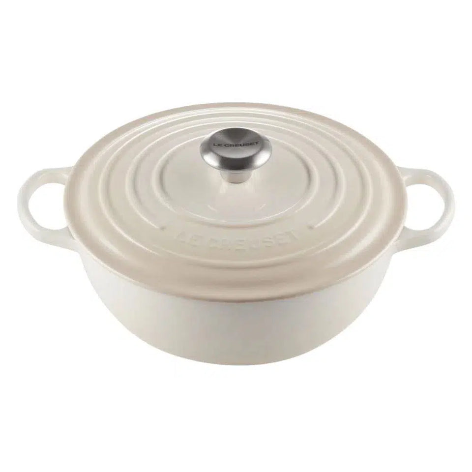 Panela Le Creuset Marmita Signature Meringue 26cm