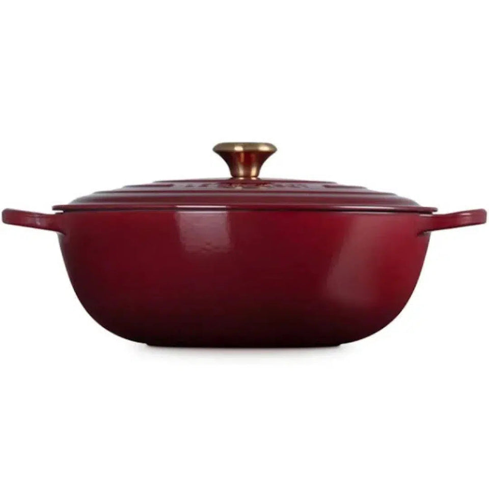 Panela Le Creuset Marmita Signature Rhone com Pegador Dourado 26cm