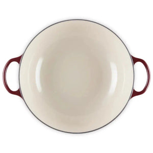 Panela Le Creuset Marmita Signature Rhone com Pegador Dourado 28cm