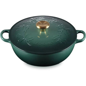 Panela Le Creuset Marmita Tradicional Holly Artichaut com Pegador Dourado 26cm