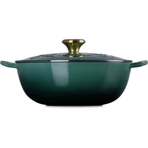 Panela Le Creuset Marmita Tradicional Holly Artichaut com Pegador Dourado 26cm