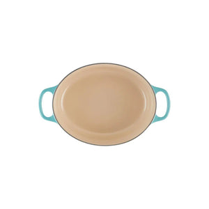 Panela Le Creuset Oval Signature Azul Caribe 4,1L 27cm