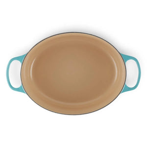 Panela Le Creuset Oval Signature Azul Caribe 6,3L 31cm