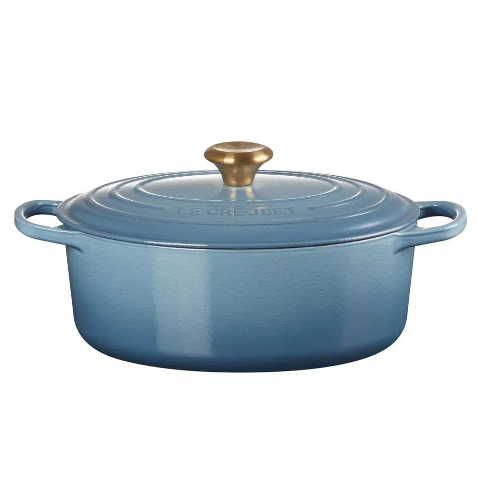 Panela Le Creuset Oval Signature Chambray 6,3L 31cm