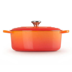 Panela Le Creuset Oval Signature Laranja 6,3L 31cm